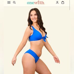 OneWith Bold Blue Bikini Set